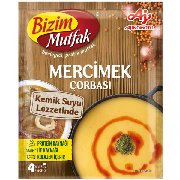 Kemik Suyuna Mercimek Çorbası