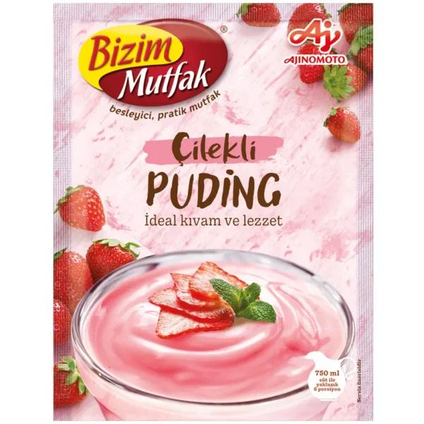 Çilekli Puding